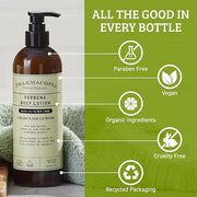 Pharmacopia Verbena Body Lotion - Hydrating Natural Moisturizer with Aromatherapy Benefits - Cruelty-Free Vegan Skin Care ...