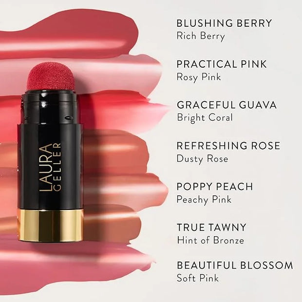 LAURA GELLER NEW YORK Serum Blush Tint, Lightweight Liquid Blush for Cheeks, Weightless Watercolor Sheer Finish, Practical...