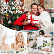 Snail Mucin Skin Care Routine Set For Women, 5 PCS Advanced Snail Mucin Facial Kit For Girls, Skin Care Gift Set With Face...