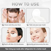 AMY'S DIARY 24K Gold Eye Mask Under Eye Patches (30 Pairs)- Puffy Eyes & Dark Circles Treatments,Reduce Under Eye Bags and...