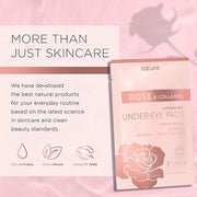 Azure Cosmetics Rose & Collagen Hydrating Under Eye Pads - Anti Aging, Revitalizing & Moisturizing Eye Mask Patches - Redu...