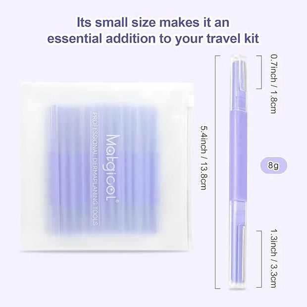 Dermaplane Razor for Women Face & Eyebrow - Dermaplaning Tool for Peach Fuzz Facial Hair Removal,High Precision Blade for ...