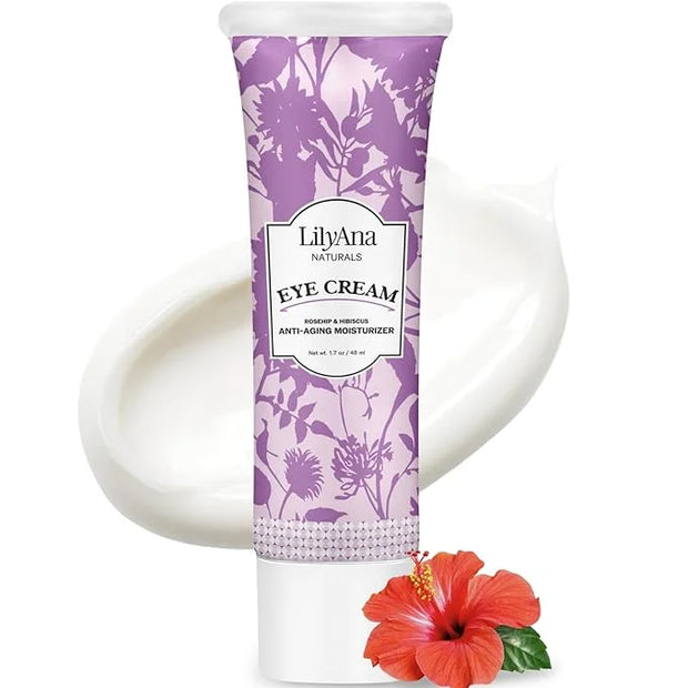 LilyAna Naturals Eye Cream for Dark Circles and Puffiness, Under Eye Cream for Wrinkles and Bags, Anti Aging - helps Impro...