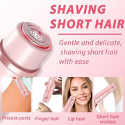 Glow Aura Womens Shaver 2 in 1,2025 New Razor & Shaver with Dual Ceramic Head,Bikini Trimmer for Women,IPX67 Waterproof We...