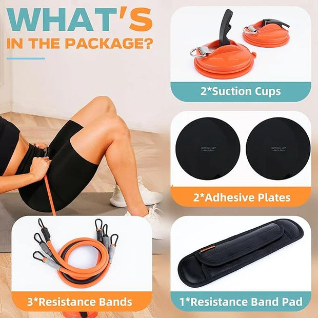 Hip Thrust Belt (30/40/50lbs), Portable 7 Weights 120lbs - Product Image