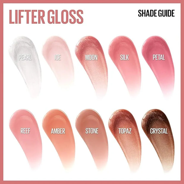 Maybelline New York Maybelline Lifter Gloss Lip Gloss Makeup With Hyaluronic Acid, Heat, 0.18 Fl. Ounce, 014 Heat, 0.18 fl...