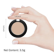 Monochrome Matte Eyeshadow Makeup Palette,Highly Pigmented Nude Brown Eyeshadow Palette,Matte Pressed Powder Eye shadow Ma...