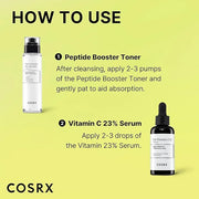 COSRX Vitamin C 23% Peptide Booster Set - Amazon Exclusive - Korean Skin Care, Gift Sets, Vitamin C Serum, Face Serum - Pr...