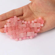 ideayard Rose Quartz Eye Mask, Mini Eye Mask Natural Quartz Mask for Eliminate Wrinkles Puffiness (Rose quartz-A) - Produc...
