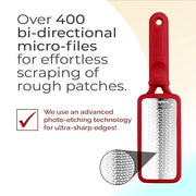 Microplane Colossal Foot File Scraper - The Original Stainless Steel Foot Rasp, Dead Skin/Callus Remover for Feet, Gentle ...