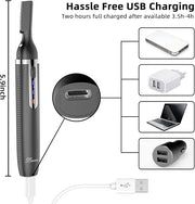 Eyebrow Trimmer and Facial Hair Remover, Rechargeable Hair Removal Women's Electric Shaver Razor for Peach Fuzz Chin Cheek...