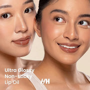 Handmade Heroes 100% Natural Vegan Lip Oil with Squalane Non-Sticky Lip Gloss Moisturizing, Shiny, Nourishing Korean Lip G...