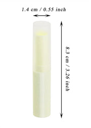 0.14oz Empty Flavored Lip Balm Container (Beige)