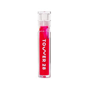 Tower 28 ShineOn Lip Jelly, XOXO, Non-Sticky, Hydrating Vegan Lip Gloss in Sheer Pink, Moisturizing Apricot and Raspberry ...