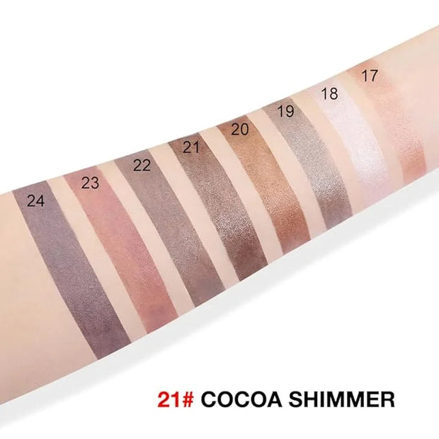 evpct Cocoa Shimmer Cream Eye Shadow Brightener Sticks Set for Eyes, Cocoa Shimmery Matte Pencil Eye shadow Applicator Sti...