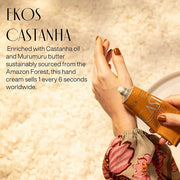 natura - Ekos Castanha (Brazil Nut) Hand Cream - Anti-Dryness Hand Balm - 24-Hour Deep Hydration Skin Moisturizer - Vegan ...