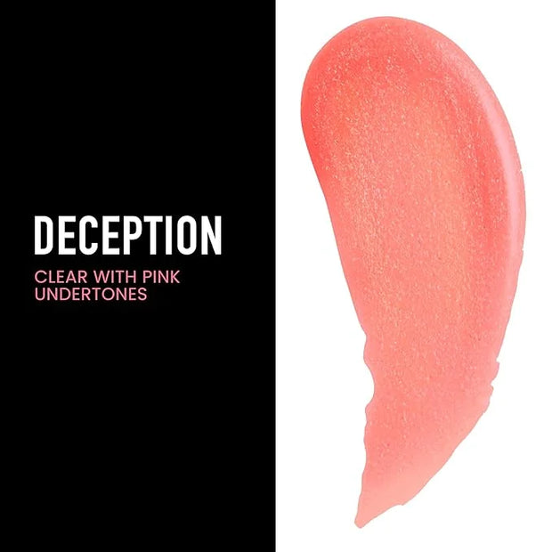 Frankie Rose Cosmetics Lip Gloss | Non-Sticky, Long Lasting, Bold Pigment & Hydrating, Deception Glossy, 20g - Product Image
