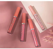 R.Y.M 6 Pcs Red Matte Liquid Stick Set, Natural, Moisturizing, Plumper Lip Gloss Set, Long Lasting for lip color, with bea...