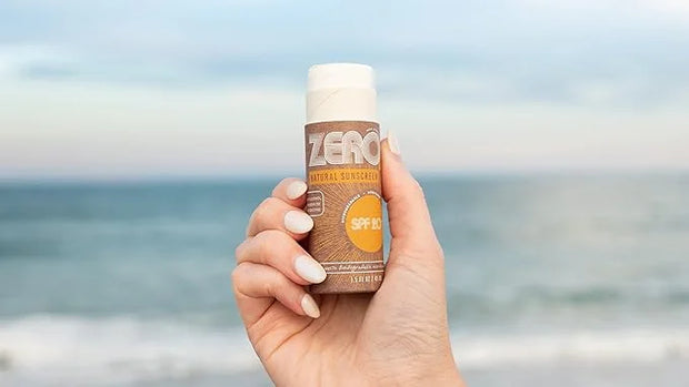 ZERO Waste 100% Plastic Free Natural Sunscreen Stick, SPF 20 Reef Safe and Kid Friendly, Water Resistant, Push Up Cardboar...