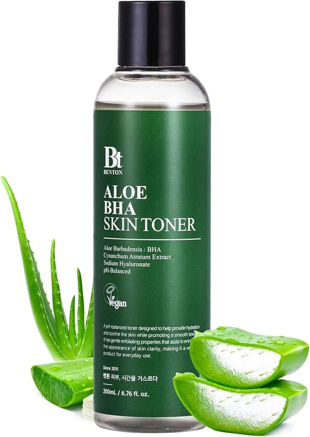 BENTON Aloe Skin Toner - Hydrating Face Toner for Oily & Dry Skin (6.76 fl. oz. / 200ml) - Product Image
