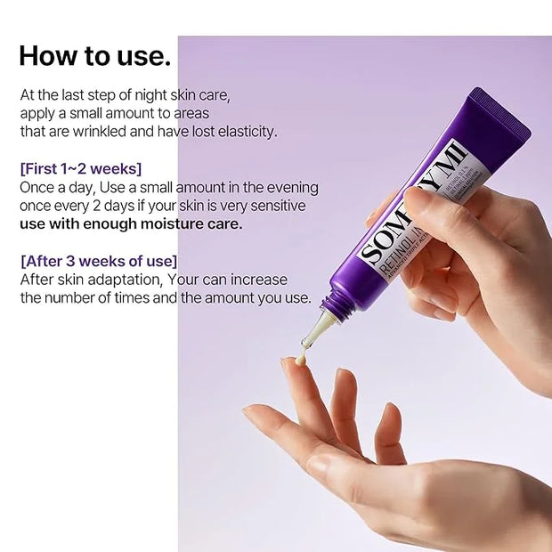 SOME BY MI Retinol Intense Advanced Triple Action Eye Cream – 1.01Oz, 30ml – Korean Retinol Under Eye Cream Anti Aging for...