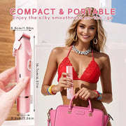 2025 New Electric Womens Shaver, 2-in-1 Body Shaver & Bikini Trimmer for Women, Waterproof Wet & Dry Use Body Hair Electri...