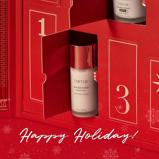 TIRTIR Advent Calendar 2024 | 16 Days of Holiday Gift Set for Women, Skincare and Makeup Set, Stocking Stuffers, Skincare ...