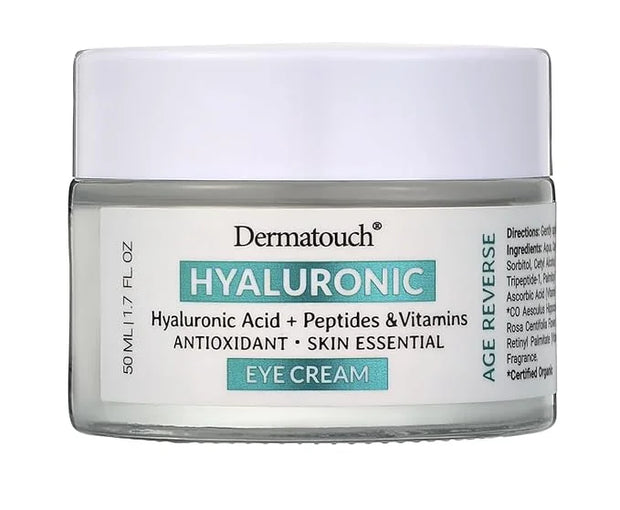 DERMATOUCH Hyaluronic Acid Eye Cream with Peptides & Vitamins, 1.7 fl oz - Product Image