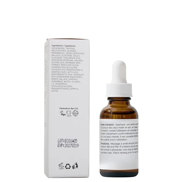 Caffeine Solution 5% + EGCG For Dark Circles & Puffiness, 30ML Anti Aging Under Eye Serum For Eye Bags, Fine Lines, Moistu...