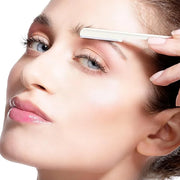 10 Pieces Eyebrow Razor for Women Facial Shaver Razor Brow Shaper Eyebrow Trimmer Dermaplaner Shaping Tool with Cover (Bla...