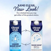 Cleancult Liquid Hand Soap Refill - Sea Minerals - Gentle On Sensitive Skin - Made with Aloe Vera & Essential Oils - Eco F...