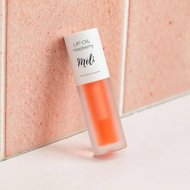 MÈLI Organic Lip Oil with Hyaluronic Acid | Clear Non-Sticky, Natural Lip Gloss, Moisturizing, Revitalizing and Rejuvenati...