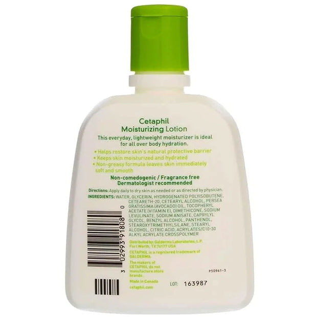 Cetaphil Moisturizing Lotion, 8 Fl oz (Pack of 3), Hydrating Moisturizer For All Skin Types, Instant Hydration lasting up ...