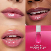 Buxom Full On Glossy Lip Oil in Berry Blast Power Line Plumping Lip Liner in Powerful Plum - Product Image