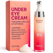 Eye Cream with Caffeine - Hyaluronic Acid and Niacinamide Serum - Face Puffiness Reducer - Product Image