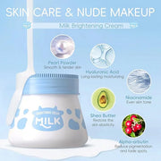 Milk Skincare Sets for Teen Girls,10IN1 Skin Care for Teens 10-12,Milk Skin Care Routine Kit for Women,Girls 10-12,Teen Sk...