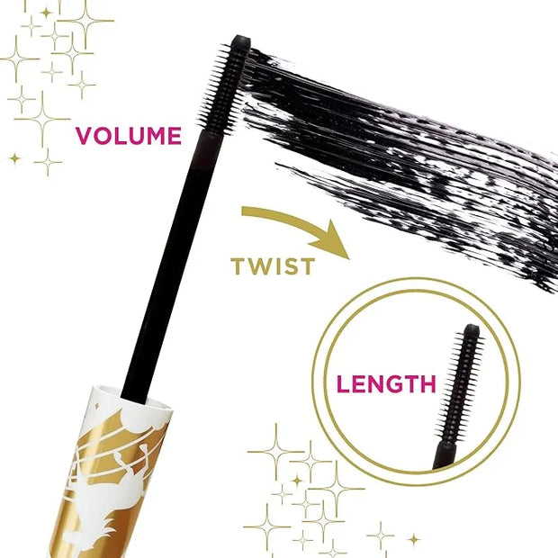 Pacifica Dream Big Mascara – Black Magic 7-in-1 Lash Extending Mascara, Twist-Adjust Brush for Length & Volume, Lash Serum...