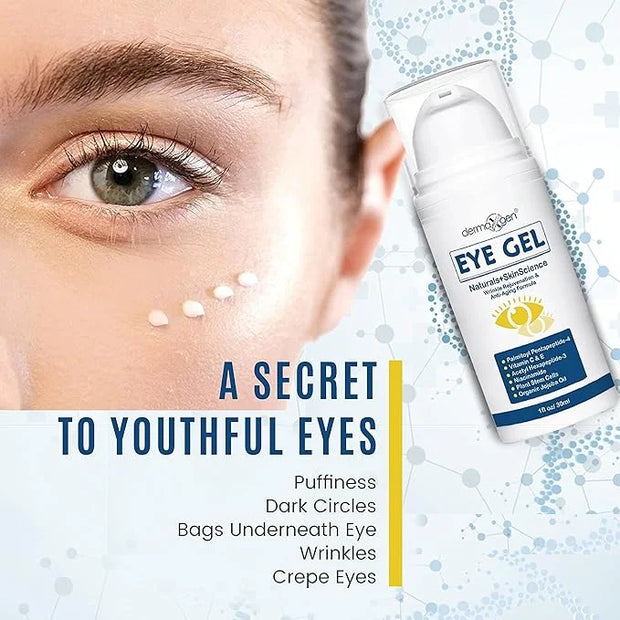 Eye Gel + Plant Stem Cells + Matrixyl 3000 + Arginine For Under And Around Eyes To Smooth Fine Lines, Eliminate Dark Circl...