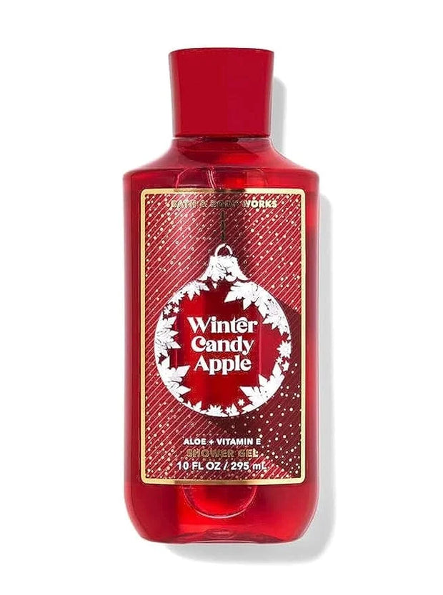 Bath & Body Works Winter Candy Apple Shower Gel Gift Sets For Women 10 Oz (Winter Candy Apple) - Product Image