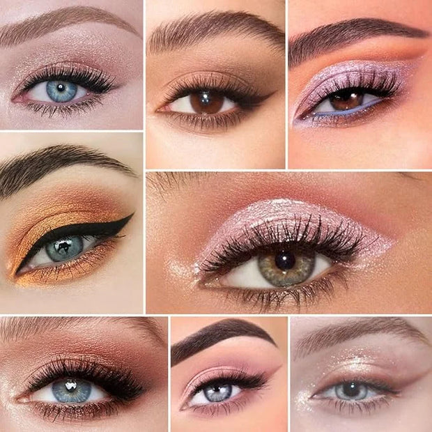 20 Colors Nude Pink Gold Brown Basics Eyeshadow Palette,Matte Nude Neutral Naked Eye Shadow Makeup,Highly Pigmented Long L...