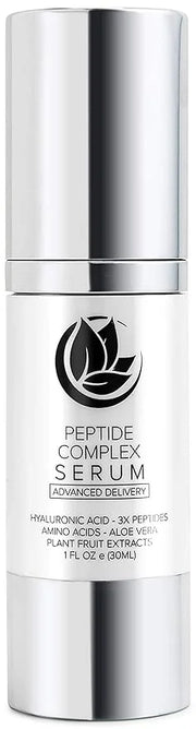 Peptide Complex Serum by Microderm GLO - Best Skin Toning, Facial Tightening, 100% PURE & NATURAL, Plump, Hydrate & Nouris...