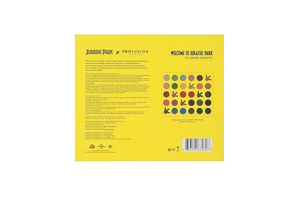 Jurassic Park X Profusion Cosmetics 30 Shade Palette