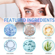28 Pairs Collagen Eye Mask, Anti Wrinkle Eye Patches for Puffy Eyes and Dark Circles, Natural Marine Collagen Eye Gel Pads...