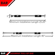 JFIT Deluxe Multi Exercise Doorway Pull-Up Bar 40-Inch - Product Image
