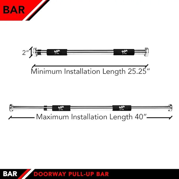 JFIT Deluxe Multi Exercise Doorway Pull-Up Bar 40-Inch - Product Image