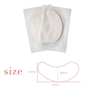 100 Pairs Set Under Eye Pads Disposable Eye Gel Patches for Eyelash Extensions Tool Kit, Pink Film - Product Image