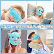XPCARE Colding Ice Face Mask and Cooling Eye Mask for Puffy Eyes & Migraine Relief, Gel Eye Mask, Cool Face Masks for Dark...