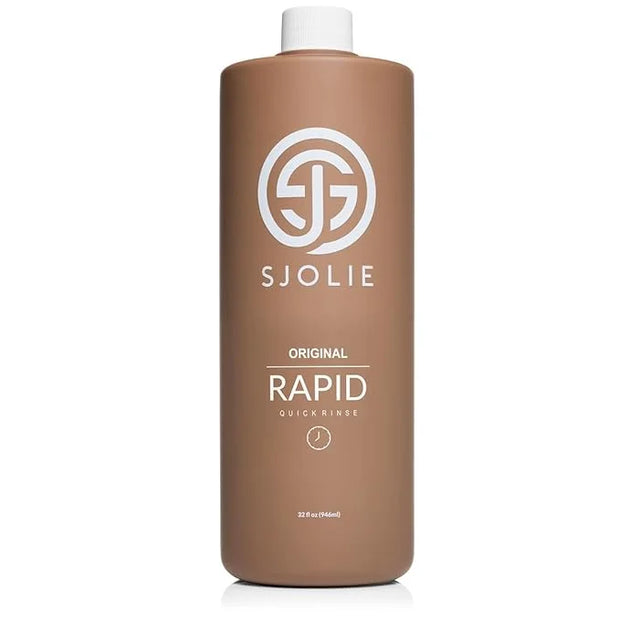 SJOLIE Rapid Spray Tan Solution - Ultra One Hour Express Tan - Olive Base | Sunless Tanner for a Fast Drying, Vegan-Friend...