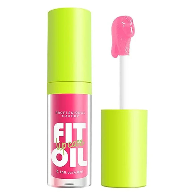 Hydrating Lip Oil, Big Brush Head Lip Glaze Shiny Transparent Lip Glow Oil, Nourishing & Non-sticky Long Lasting Fresh Cle...