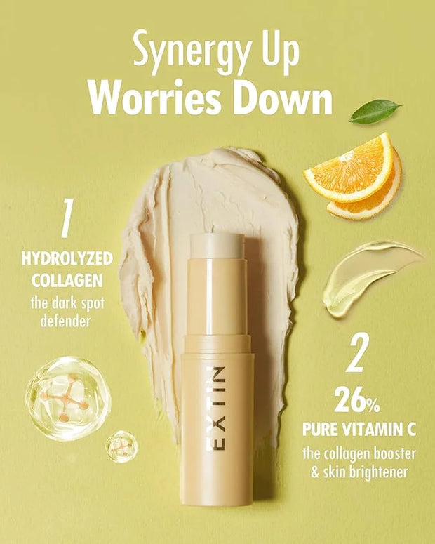 KAHI Extin C Balm - Vitamin C Infused Moisturizer Stick | Starter & Finishing Balm for Skin Brightening & Fine Lines (0.32...